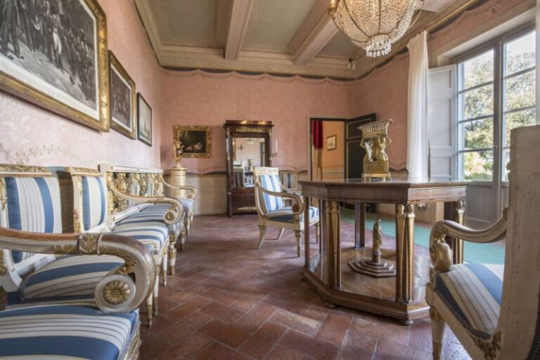 Palazzina dei Mulini, salone e letto di rappresentanza