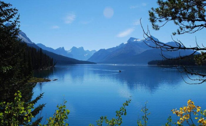 Lago della Columbia Britannica in Canada