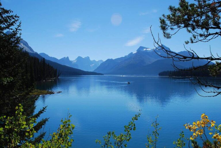 Lago della Columbia Britannica in Canada